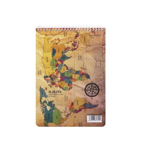 دفتر یادداشت سم با پرفراژ 22×15 سیم از 15 طرح 245