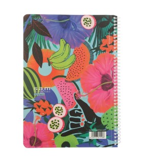 دفتر وزیری 100 برگ با پرفراژ سم- طرح 919