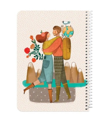 دفتر وزیری سیمی 100 برگ مسترنوت - کد 4