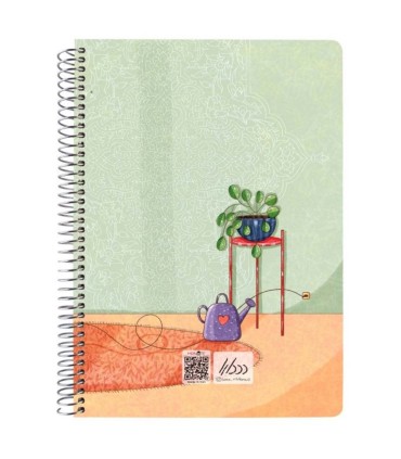 دفتر وزیری سیمی 100 برگ مسترنوت - کد 19