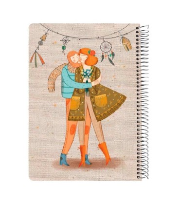 دفتر وزیری سیمی 100 برگ مسترنوت - کد 25