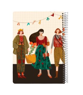 دفتر وزیری سیمی 100 برگ مسترنوت - کد 27