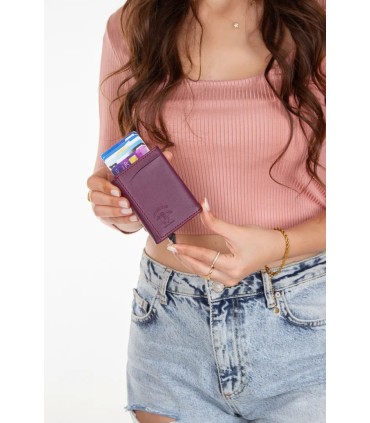 قیمت و خرید کیف پول و نگهدارنده کارت با مکانیزم اتوماتیک NEWISH POLO