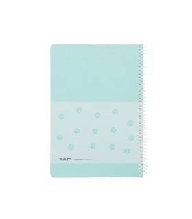 دفتر وزیری کلاسیک 100 برگ سم SAM - طرح رد پا