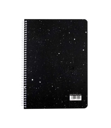 دفتر وزیری فانتزی 100 برگ سم sam - طرح ماه و کاکتوس