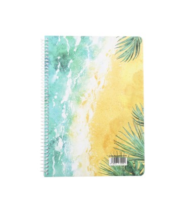 دفتر وزیری فانتزی 100 برگ سم SAM-طرح ساحل