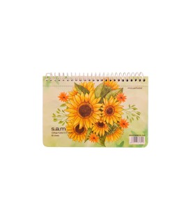 دفتر یادداشت سم با پرفراژ 10×15 سیم از 15 - طرح 001