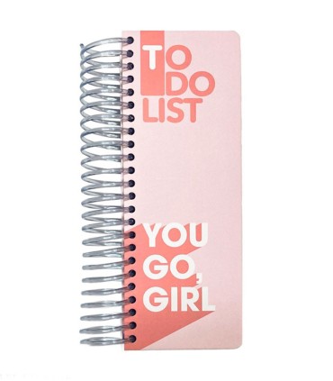 دفتر سیمی TO DO دات نوت 120 برگ طرح You go girl
