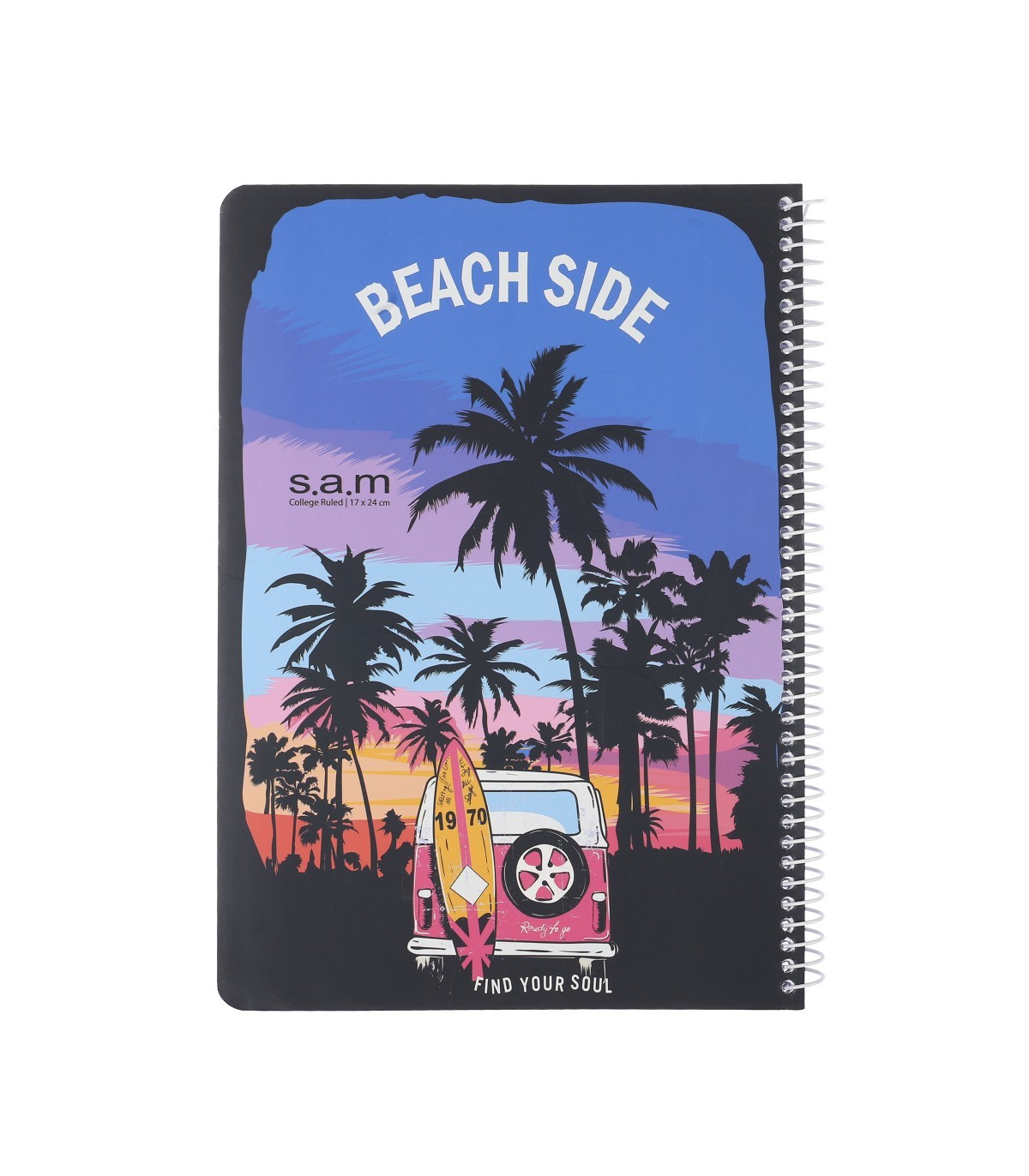 دفتر وزیری فانتزی 100 برگ سم- طرح  Beach side