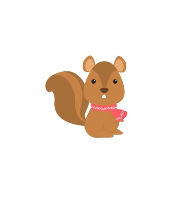 استیکر طرح سنجاب