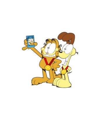 استیکر طرح گارفیلد