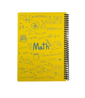 دفتر فرمول وزیری ریاضی دات نوت 100 برگ رنگ زرد dotnote