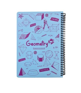 دفتر فرمول وزیری هندسه دات نوت 100 برگ رنگ فیروزه ای dotnote