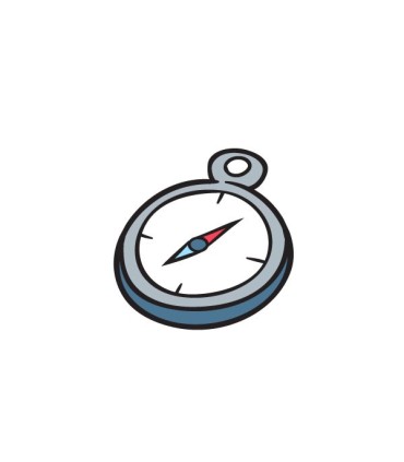 استیکر طرح قطب نما