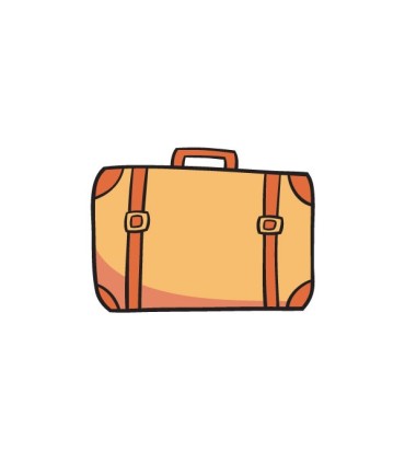 استیکر طرح چمدان