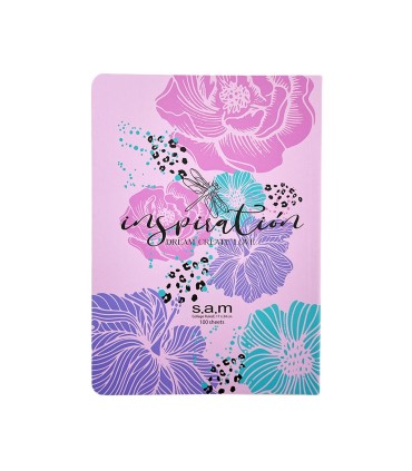 دفتر شومیز کلاسیک 100 برگ سم- طرح Inspiration