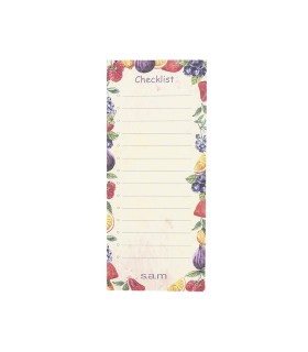 یادداشت چک لیست 52 برگ  سم - طرح میوه