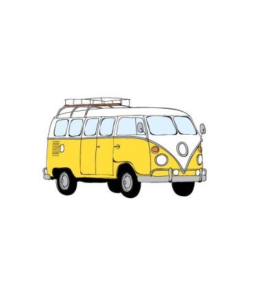 استیکر طرح فولکس واگن