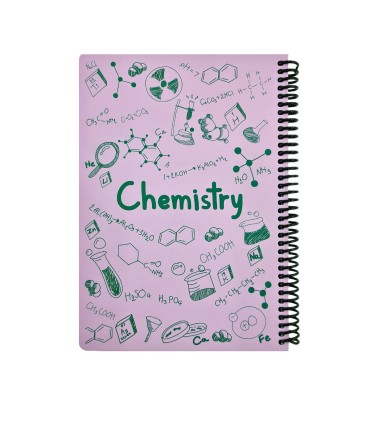 دفتر فرمول وزیری شیمی دات نوت 100 برگ رنگ صورتی dotnote