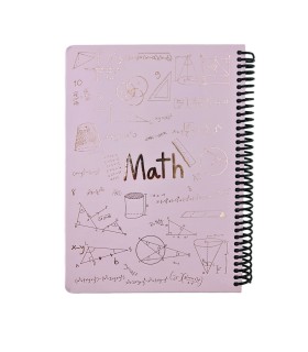 دفتر فرمول shiny وزیری ریاضی دات نوت 100 برگ رنگ صورتی