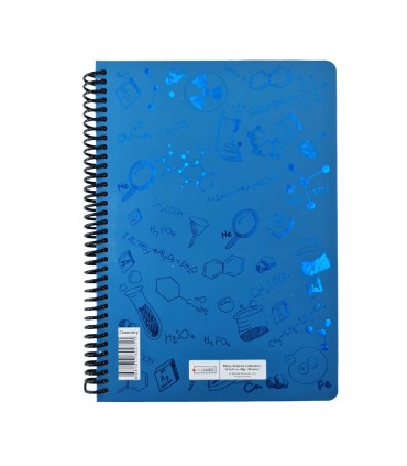 دفتر فرمول shiny وزیری شیمی دات نوت 100 برگ رنگ آبی