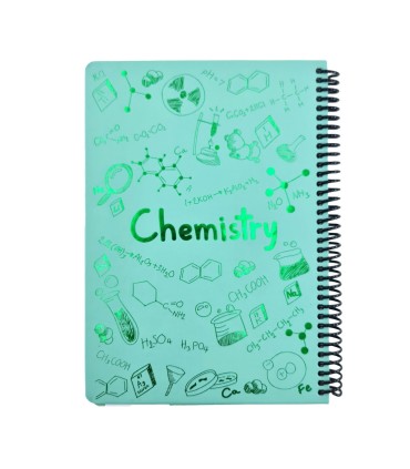 دفتر فرمول shiny وزیری شیمی دات نوت 100 برگ رنگ سبز