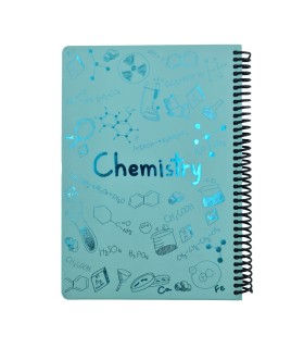 دفتر فرمول shiny وزیری شیمی دات نوت 100 برگ رنگ فیروزه ای