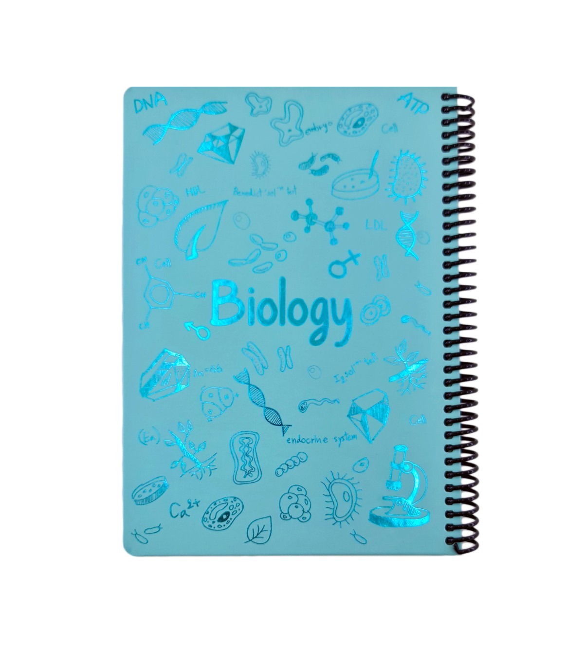 دفتر فرمول shiny وزیری زیست دات نوت 100 برگ رنگ فیروزه ای