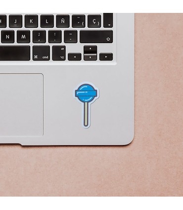 استیکر طرح آبنبات چوبی