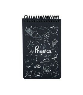 دفتر یادداشت A6  فیزیک دات نوت سری Science رنگ مشکی