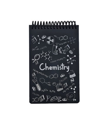 دفتر یادداشت A6  شیمی دات نوت سری Science رنگ مشکی