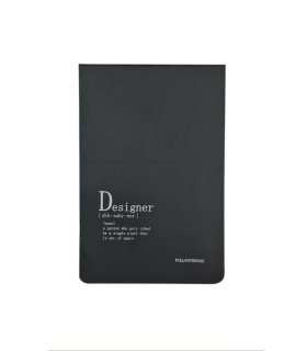 دفتر طراحی پیل مدل کانسپت طرح Designer سایز A5 - رنگ مشکی
