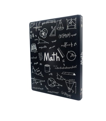 دفتر کلاسور ۲۶ حلقه ریاضی دات نوت- مشکی dotnote