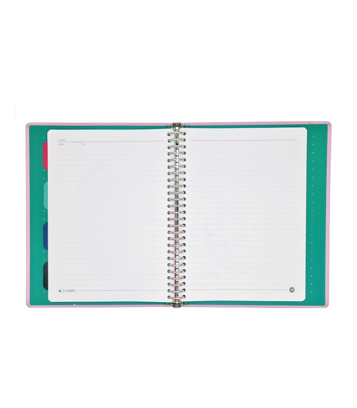 دفتر کلاسور 26 حلقه زیست دات نوت- صورتی