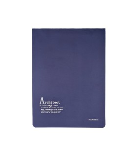 دفتر طراحی پیل مدل کانسپت طرح Architect سایز A4 - رنگ سرمه ای