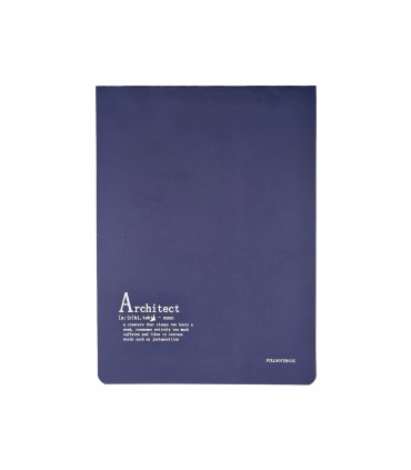 دفتر طراحی پیل مدل کانسپت طرح Architect سایز A4 - رنگ سرمه ای