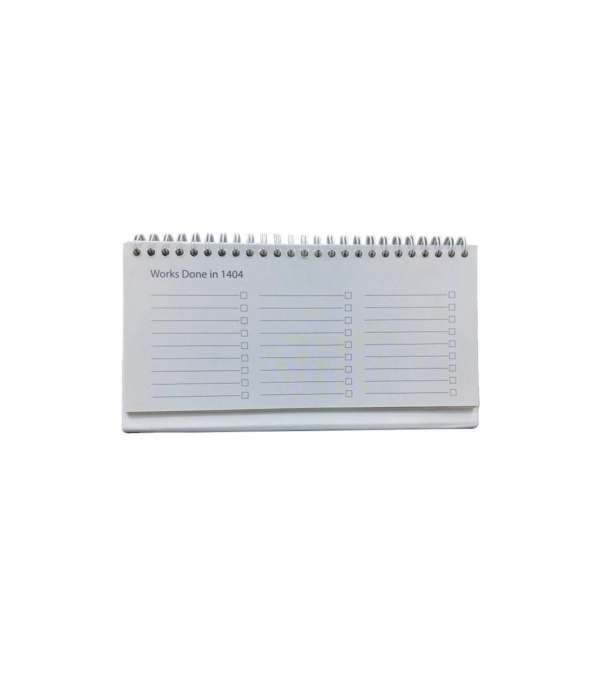 تقویم رومیزی 1404 سم طرح بانو