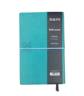 سررسید 1404 سم  SAM مدل سافت فانتزی اروپایی- نیلی