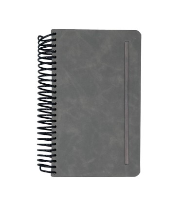 تقویم سال 1404 فنری اروپایی جلد ترمو دات نوت - طوسی