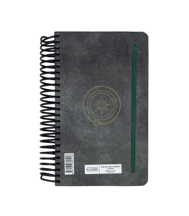 تقویم سال 1404 فنری اروپایی جلد سخت دات نوت - طرح 9