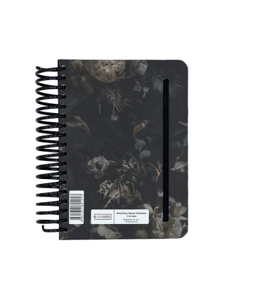 تقویم سال 1404 فنری پالتویی جلد سخت دات نوت - طرح 5