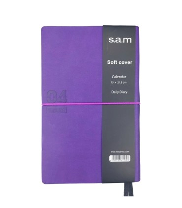 سررسید 1404 سم  SAM مدل سافت فانتزی اروپایی- بنفش