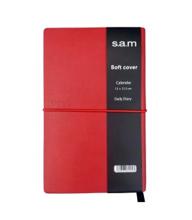 سررسید 1404 سم  SAM مدل سافت فانتزی اروپایی- قرمز