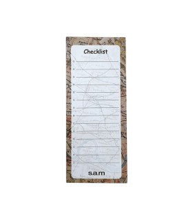 یادداشت چک لیست 52 برگ  سم - طرح نقشه