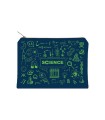 زیپ کیف دات نوت مدل Science سایز A5 رنگ سرمه ای