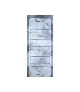 یادداشت چک لیست 52 برگ  سم - طرح ماربل