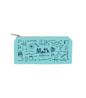 زیپ کیف دات نوت مدل Math سایز B5 رنگ فیروزه ای