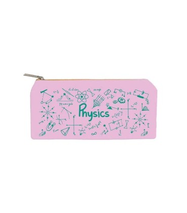 زیپ کیف دات نوت مدل Physics سایز B5 رنگ صورتی