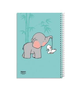 دفتر نقاشی فیلی 40 برگ سیمی جلد نرم الیپون - کد 2531575