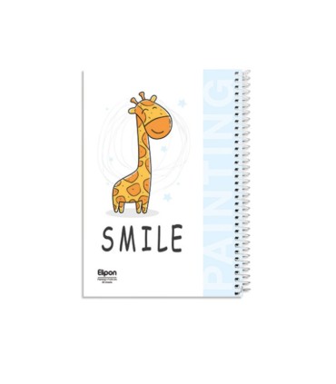 دفتر نقاشی فانتزی 60 برگ سیمی الیپون - کد 2551220